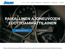 Tablet Screenshot of orum.fi