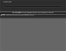 Tablet Screenshot of orum.net